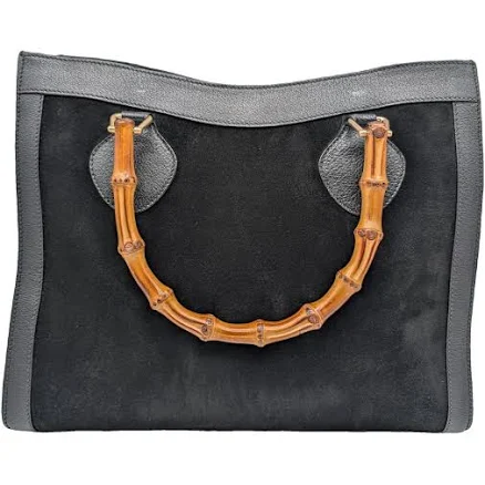 Gucci Diana Medium Leather Tote Bag with Bamboo Handle