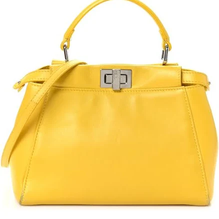Fendi Women's Peekaboo Iconic Mini - Jaune - - FENVJ7XYYELLLLLL00