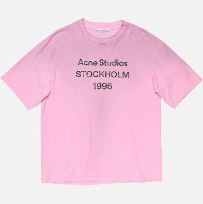 Acne Studios Logo Print T-shirt