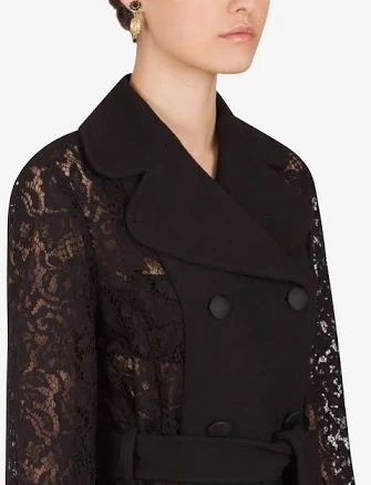 Lace Trench Coat