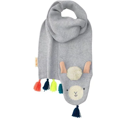 Meri Meri Knitted Llama Scarf