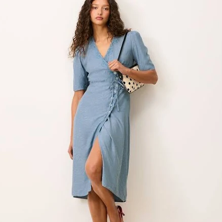 Gabin Short-Sleeve Polka-dot Stretch Jersey Dress