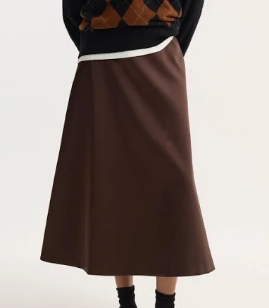 Voluminous A-Line Skirt