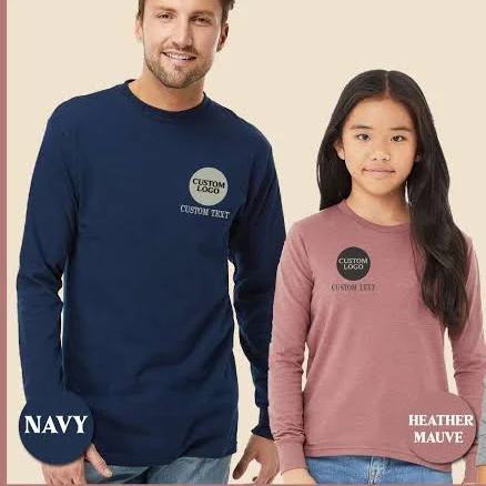 Personalized Embroidered Long Sleeve Shirt