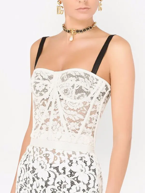 Lace-up Bustier Top