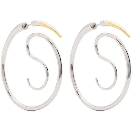 Panconesi Spina Upside Down Hoop Earrings