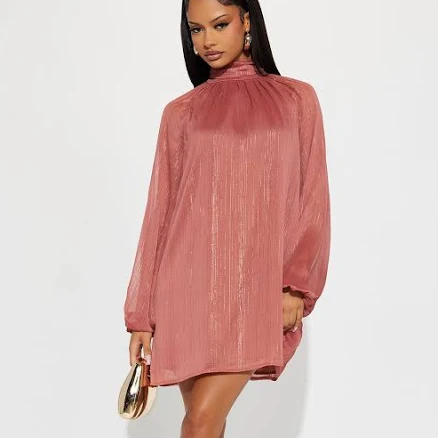 Fashion Nova Bianca Babydoll Puff Sleeve Chiffon Mini Dress