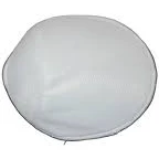 White Raglan Shoulder Pads (1 pair)