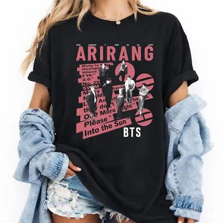 Bts Arirang World Tour Shirt, Bangtan 2026 Concert Tee, Merch Gift For