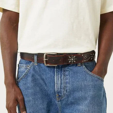 Studded Leather Belt
