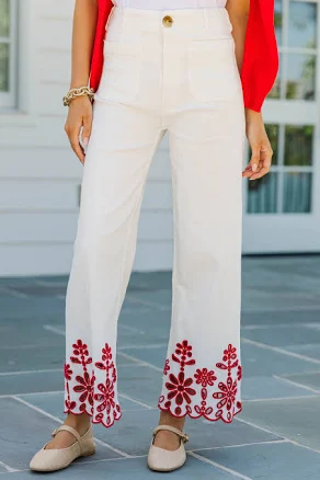 Big Dreams Embroidered Jeans