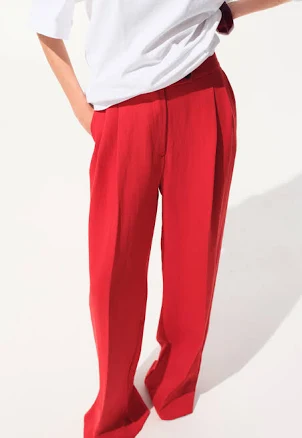 H&M Ladies Wide-Leg Dress Pants