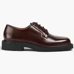 Leather derby shoes