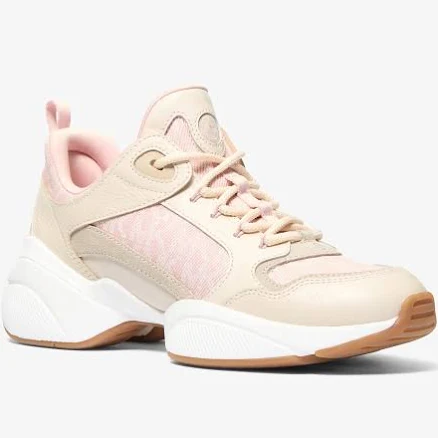 MICHAEL Michael Kors Bowie Signature Leather Trainer
