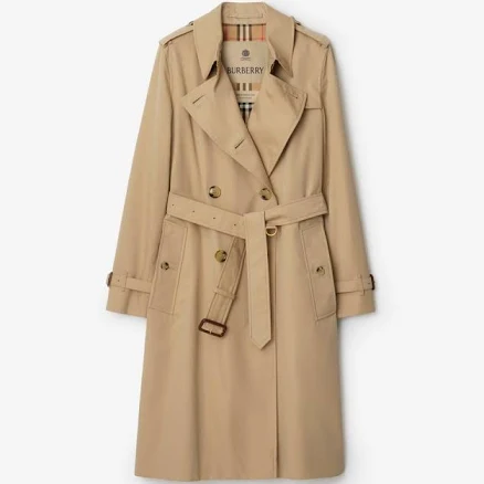 Burberry Women's Long Kensington Heritage Trench Coat