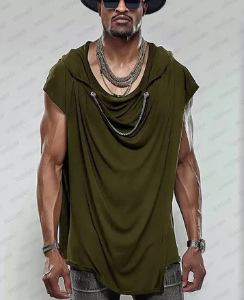 Asymmetric Hooded Top