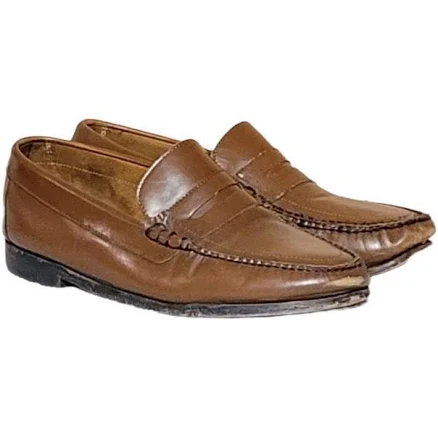 Men's Vintage Leather Penny Loafers
