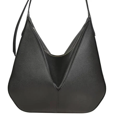 VALEXTRA Vivi Leather Hobo Bag
