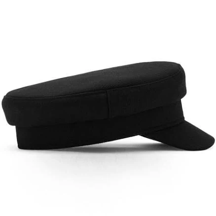 MANGO Rigid Wool-blend Baker Boy Cap