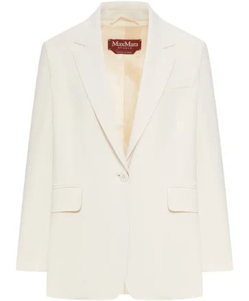 SINGLE-BREASTED CADY BLAZER - Max Mara Studio - Woman