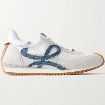 Loewe Women's Flow Runner 2.0 Low-Top Denim Sneakers