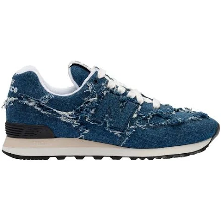 Women Miu Miu x New Balance 574 Denim Sneakers