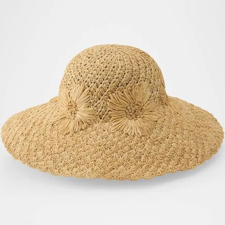 Nadia Raffia Crochet Sun Hat