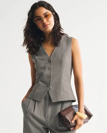 Abercrombie & Fitch Women's Suiting Vest