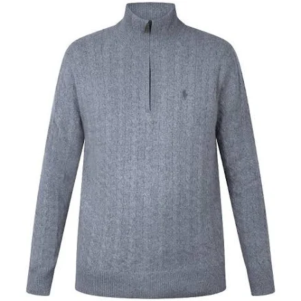 Polo Ralph Lauren Men's Wool-Cotton Quarter-Zip Sweater