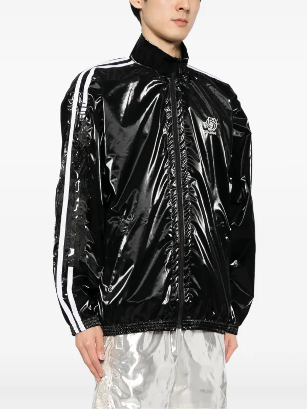 Patent-finish Track Jacket