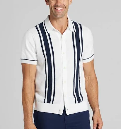 Jos. A. Bank Men's Tailored Fit Bowling Panel Sweater