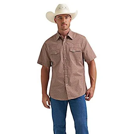 Wrangler Men's Wrancher Printed Shirt