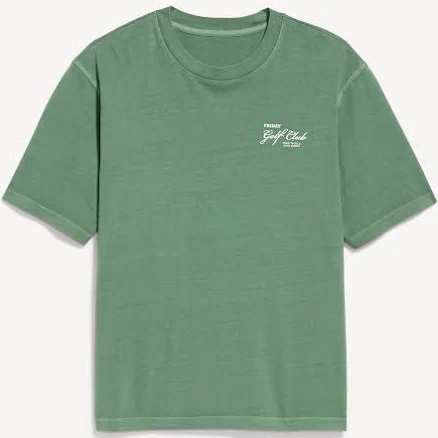 Old Navy Men's Loose Heavyweight Graphic T-Shirt