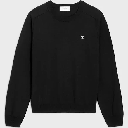 CELINE Men's Triomphe Wool Sweater