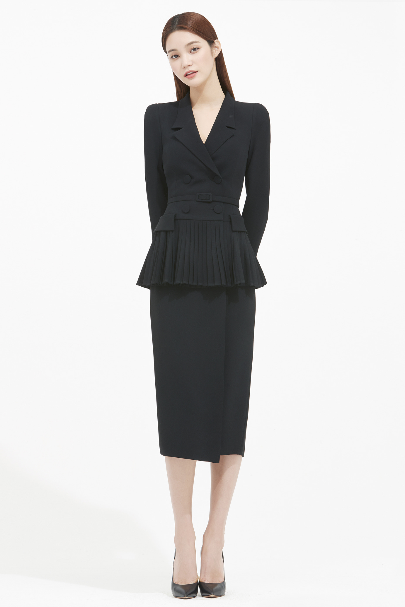 Crepe Wrap Skirt