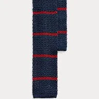 Ralph Lauren Men's Striped Knit Silk Tie