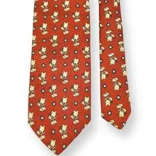 Rare Vintage Polo Ralph Lauren Silk Tie Fox Hunt Equestrian ORIGINAL TAG 57 in