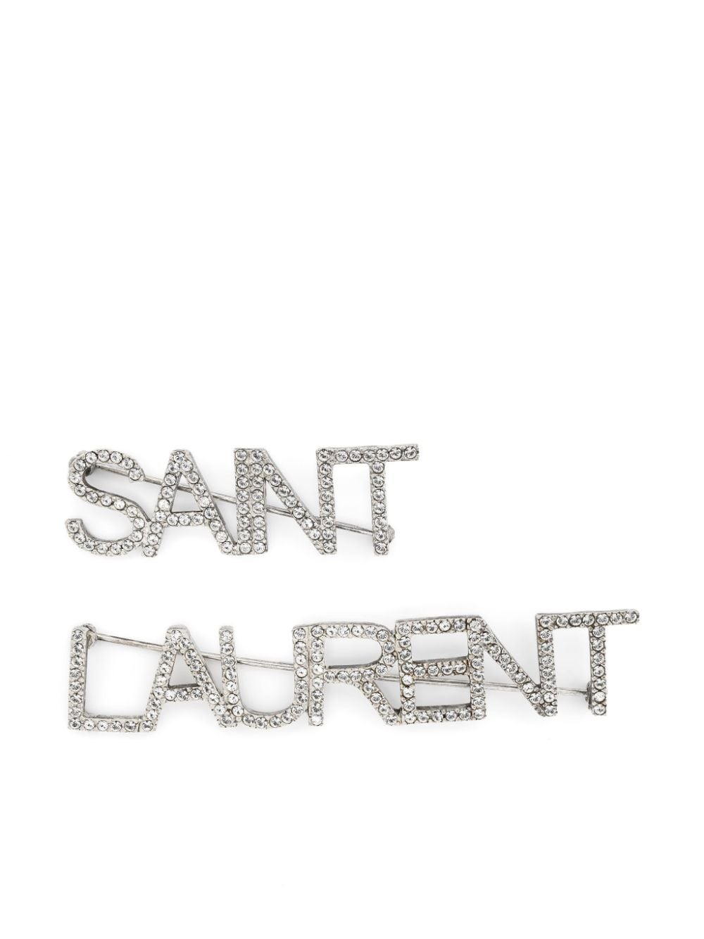 Crystal-logo Brooch