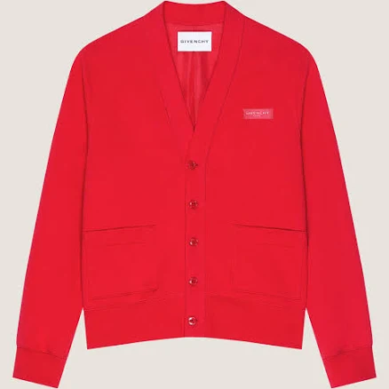 Givenchy Men's Paris Gros Grain Cotton Cardigan