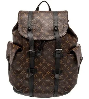 Louis Vuitton Monogram Macassar Christopher Pm Backpack