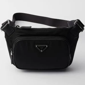 Prada Re-nylon And Saffiano Leather Shoulder Bag