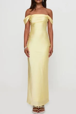 Princess Polly Off The Shoulder Azura Maxi Dress