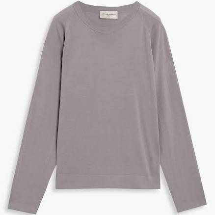 Officine Générale Men's Nate Lyocell and Cotton-blend SweaterOfficine Générale Men's Nate Lyocell and Cotton-blend Sweater