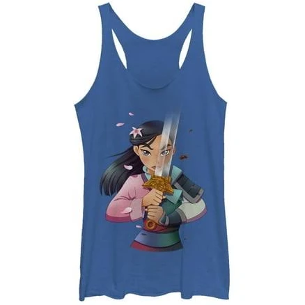 Disney Princess Mulan Anime Racerback Tank Top