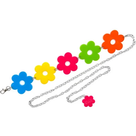 Acrylic Flower Power Kandi Belt