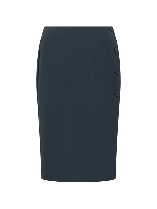 Midi-length Skirt With Buttons