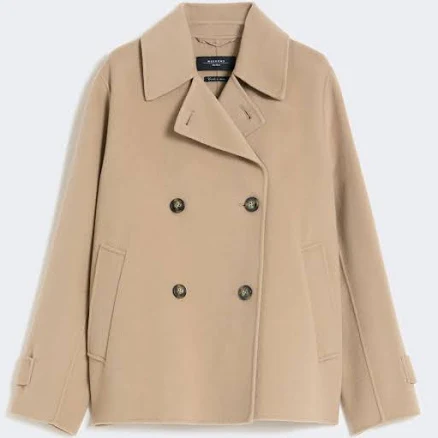 Max Mara Double-Breasted Wool-blend Pea Coat