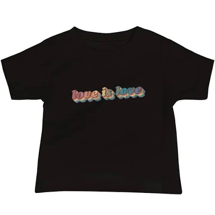 Retro Love Is Love Baby T-Shirt