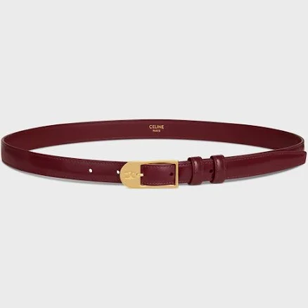 CELINE Women's Bc-25 Taurillon Leather Belt
