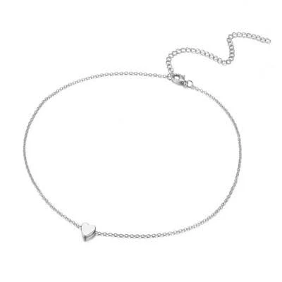 Maya's Grace Women's Dainty Heart Pendant Choker Necklace